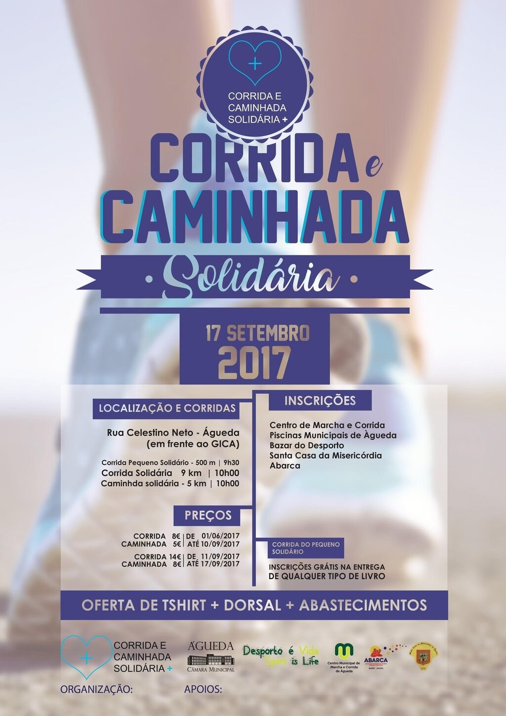 5.ª Corrida e Caminhada Solidária+