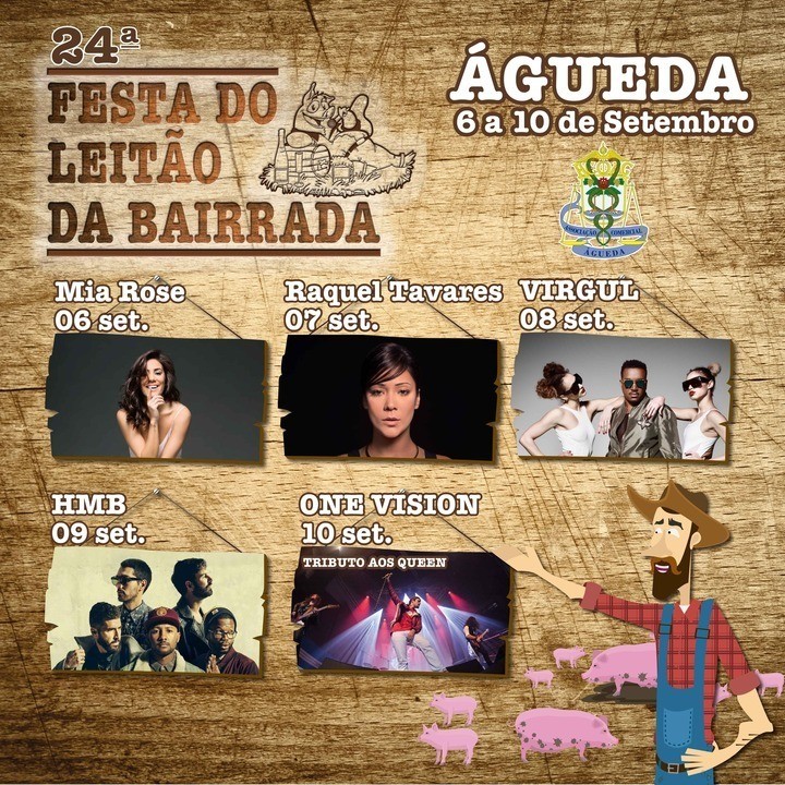 24ª Festa do Leitão Assado à Bairrada e 20ª Mostra de Artesanato e Gastronomia