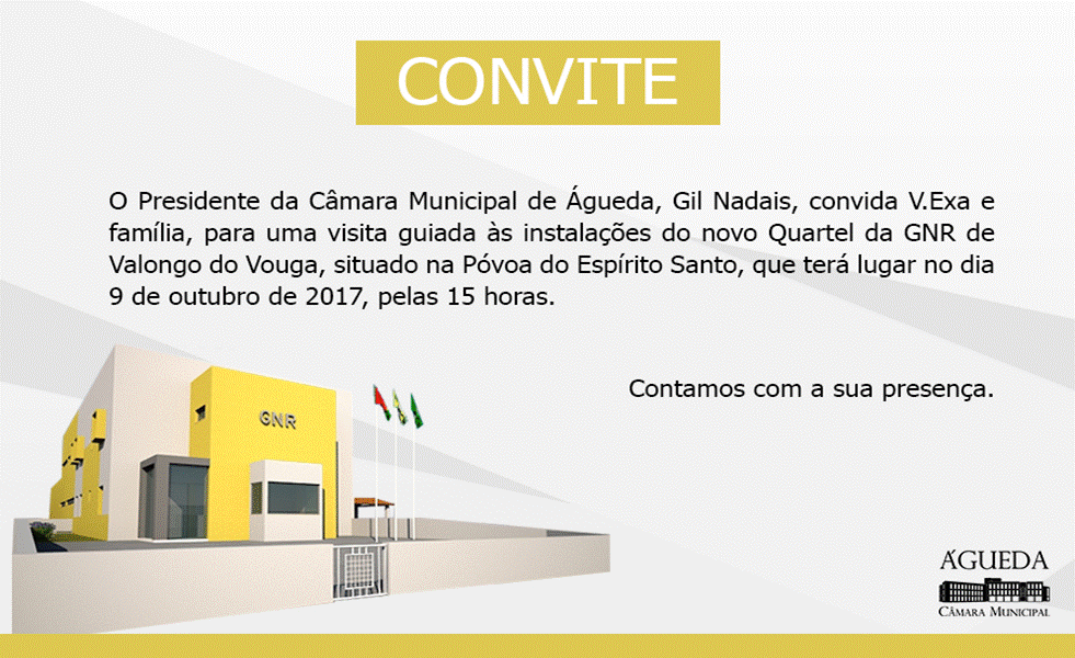 Visita ao novo Quartel da GNR de Valongo do Vouga