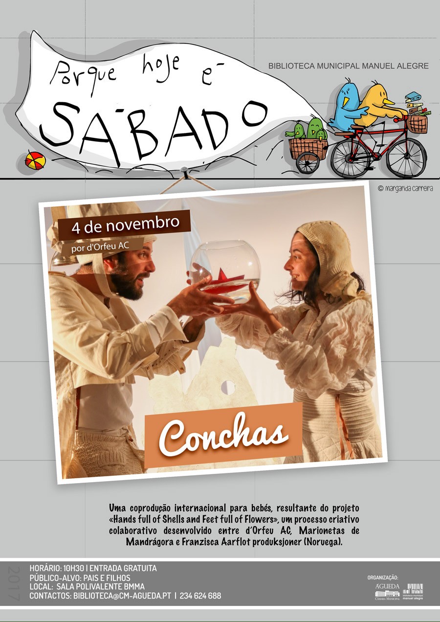 Porque Hoje é Sábado - Conchas, na Biblioteca Municipal Manuel Alegre