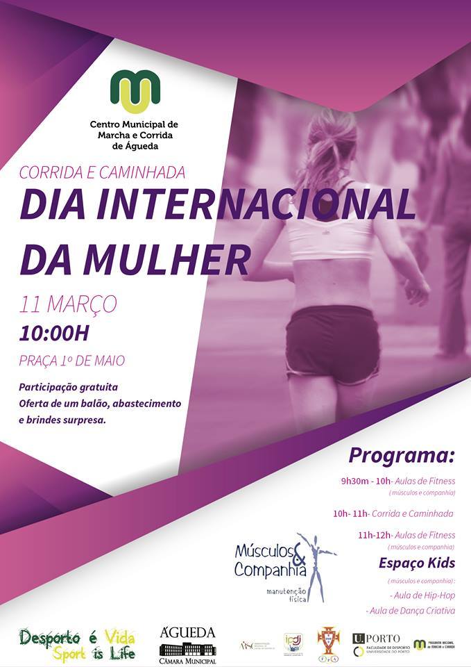 Corrida e Caminhada do Dia Internacional da Mulher