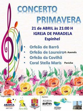 Concerto de Primavera [Org.: ABARCA/Arco Íris/Orfeão de Barrô]