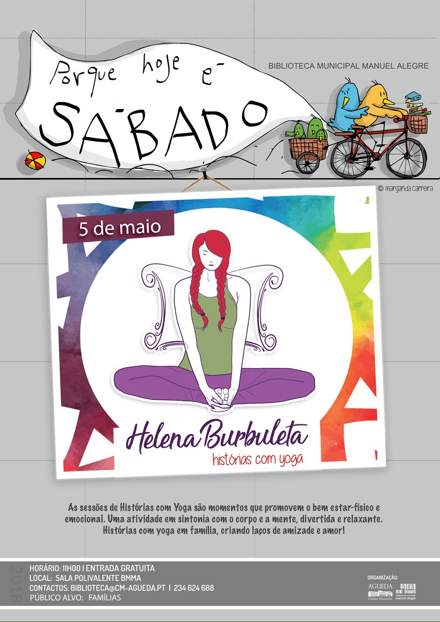 Porque hoje é sábado...Histórias com Yoga