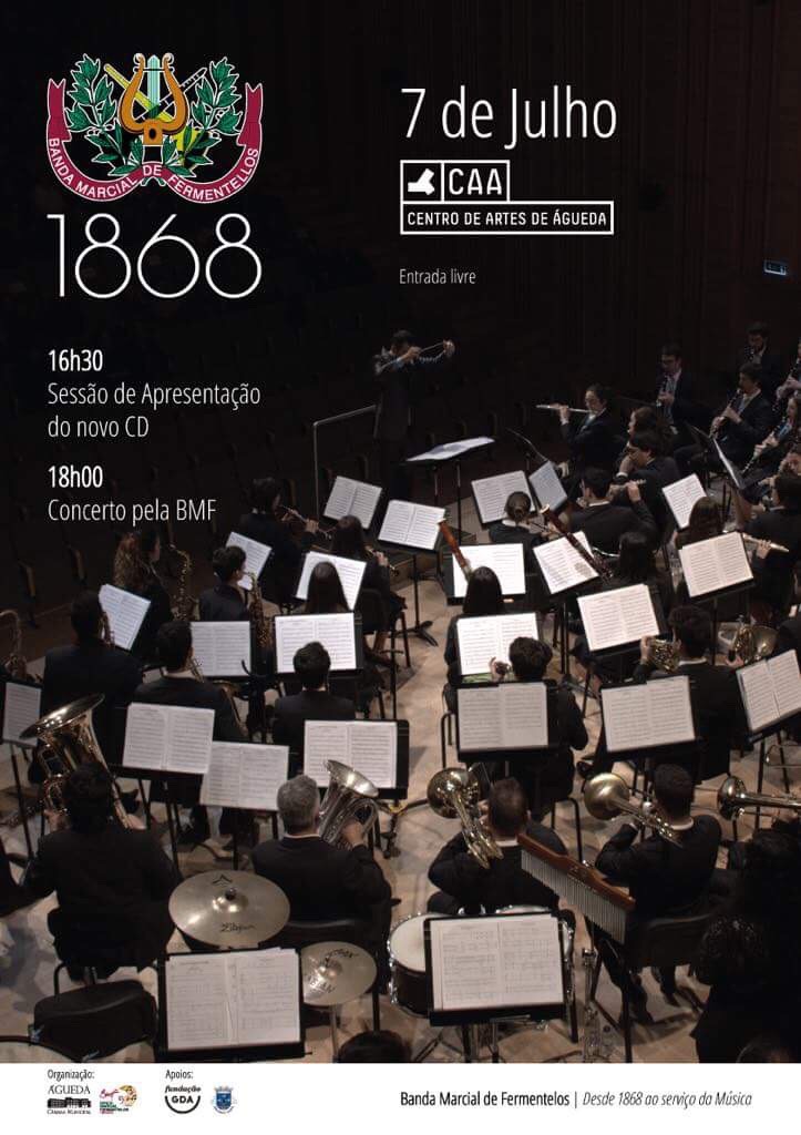 Banda Marcial de Fermentelos no Centro de Artes de Águeda