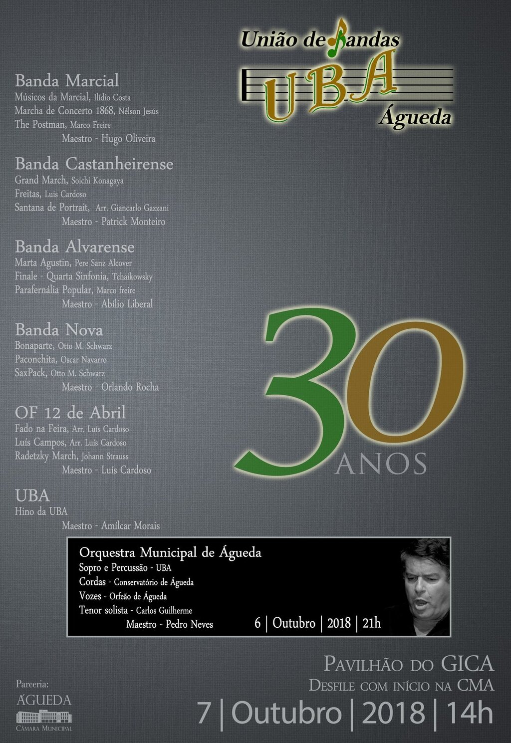 União de Bandas de Águeda - 30 anos