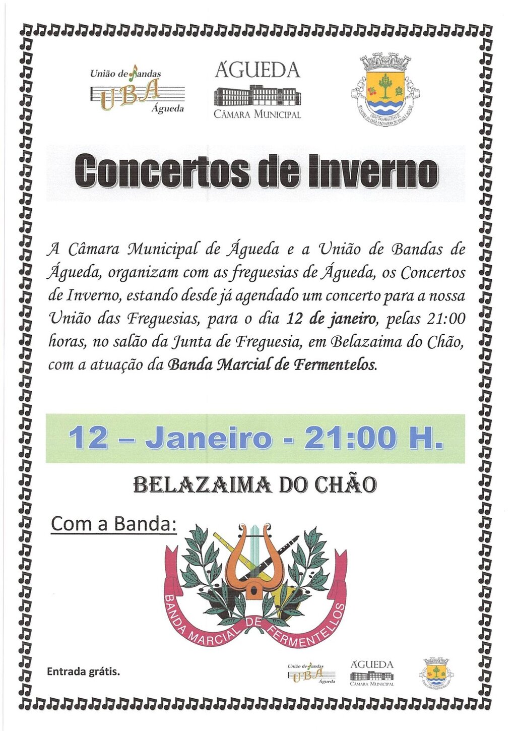 Concertos de Inverno - Belazaima do Chão