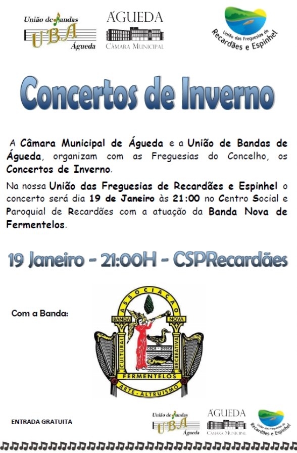 Concertos de Inverno - Recardães