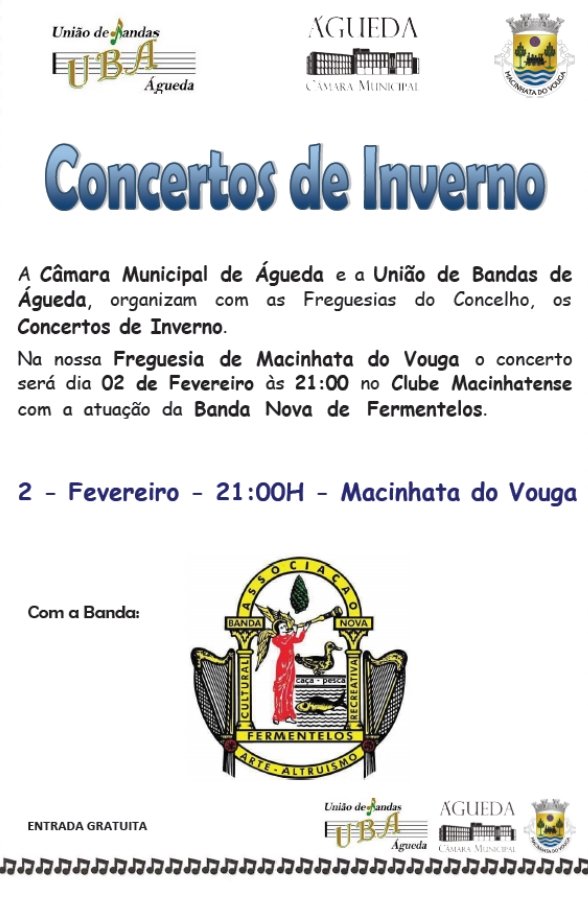 Concertos de Inverno - Macinhata do Vouga
