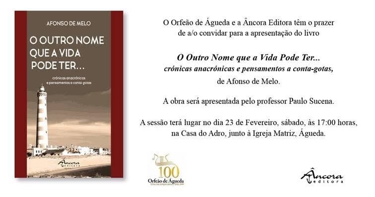 Apresentação do livro "O outro nome que a vida pode ter"