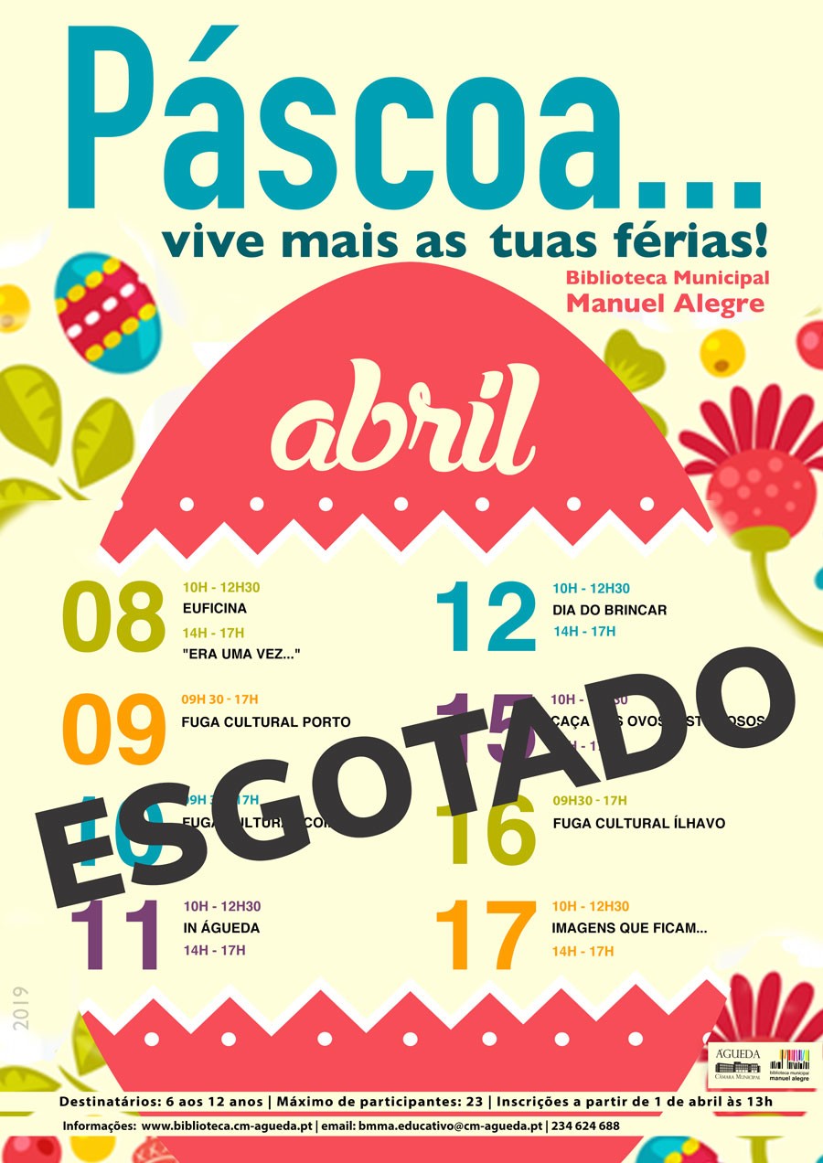 Páscoa... Vive mais as tuas férias