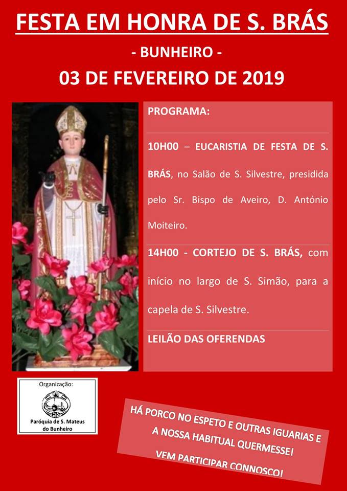 Festa em Honra de S.Brás - Bunheiro