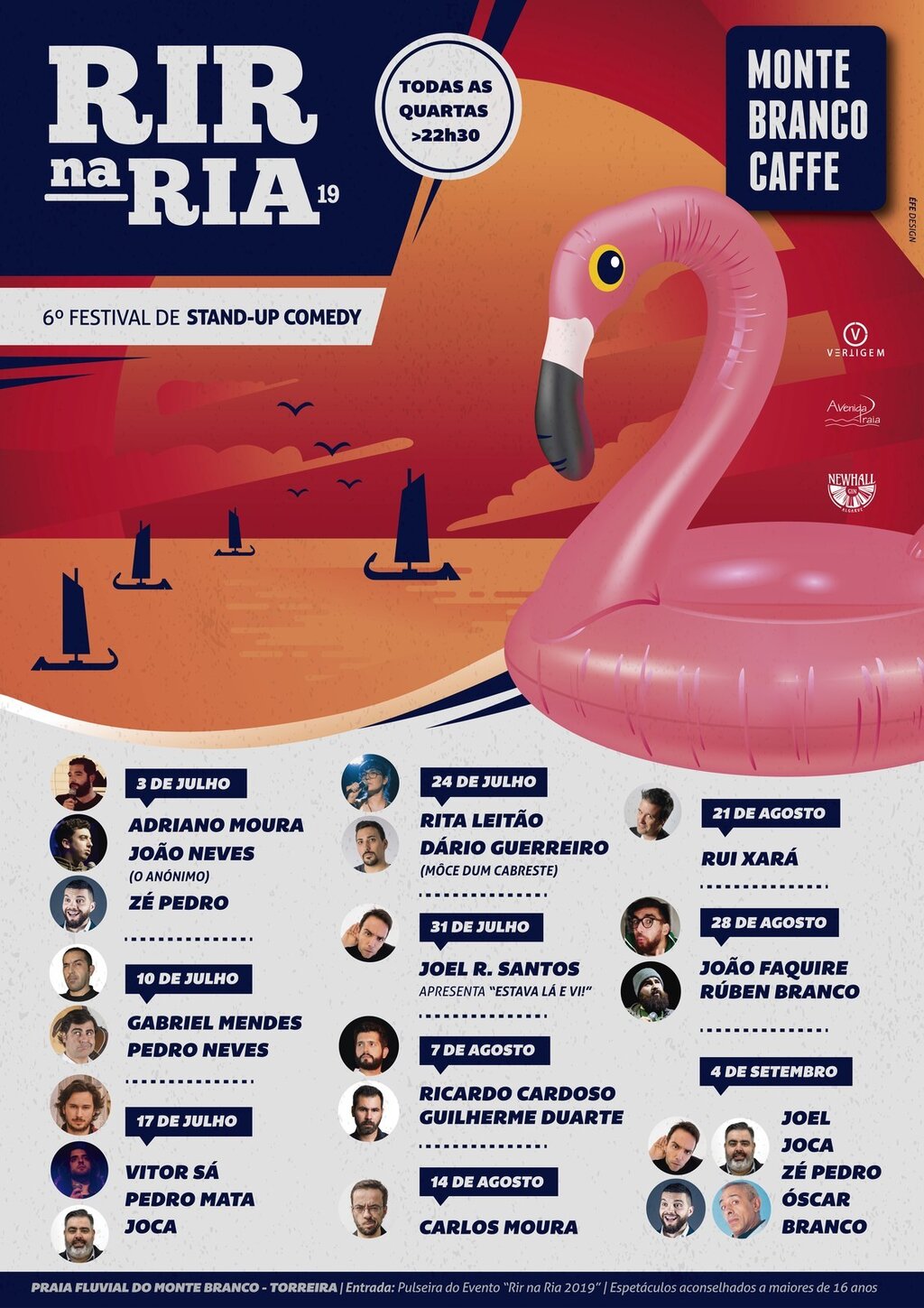 Joel, Joca, Zé Pedro e Óscar Branco - Festival Rir na Ria  