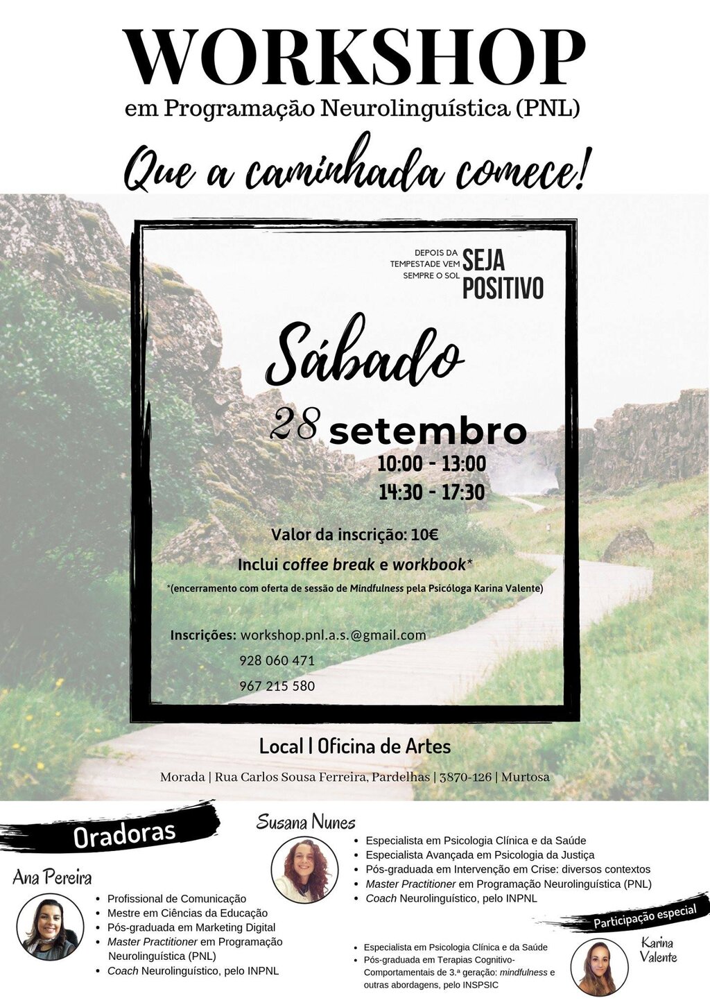 Workshop em programação Neurolinguística (PNL)