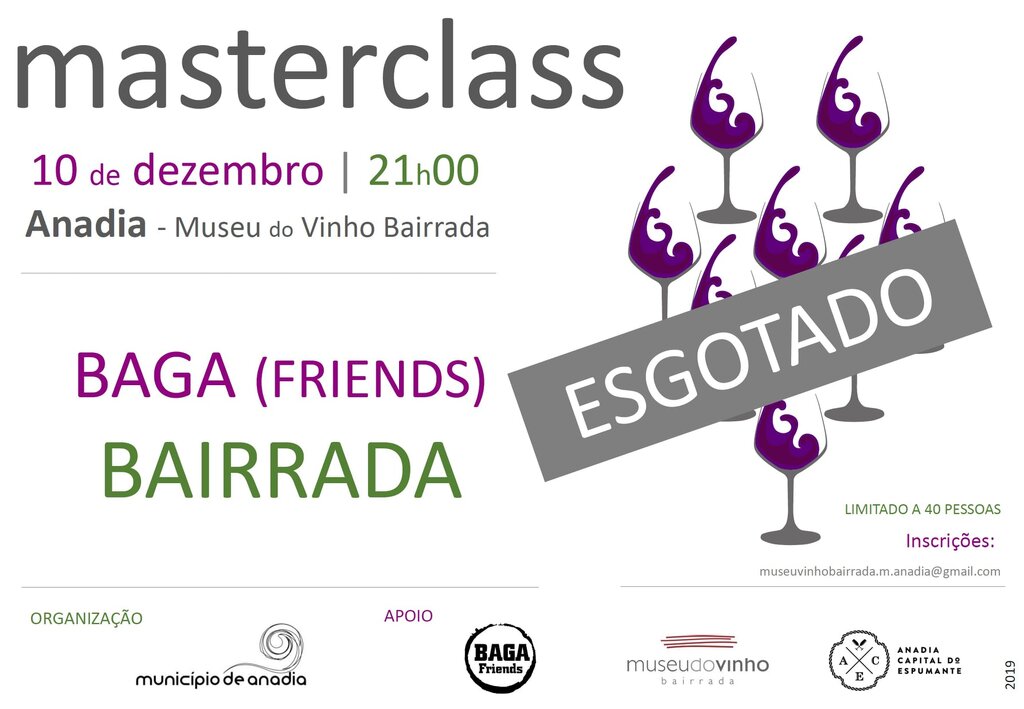 Masterclass Baga (friends) Bairrada - Esgotado