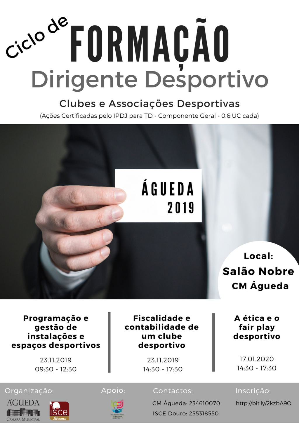 Ciclo de formação para dirigente desportivo