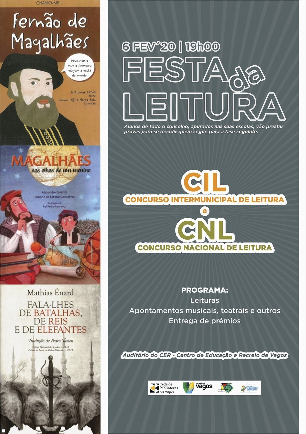 FESTA DA LEITURA | CONCURSO INTERMUNICIPAL DE LEITURA  – CIL 2020