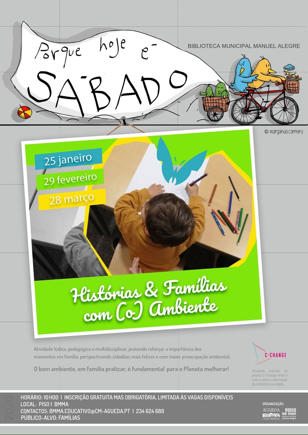 Porque hoje é sábado..... Histórias e Famílias com (o) ambiente