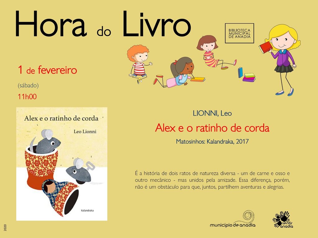 Hora do Livro "Alex e o ratinho de corda"