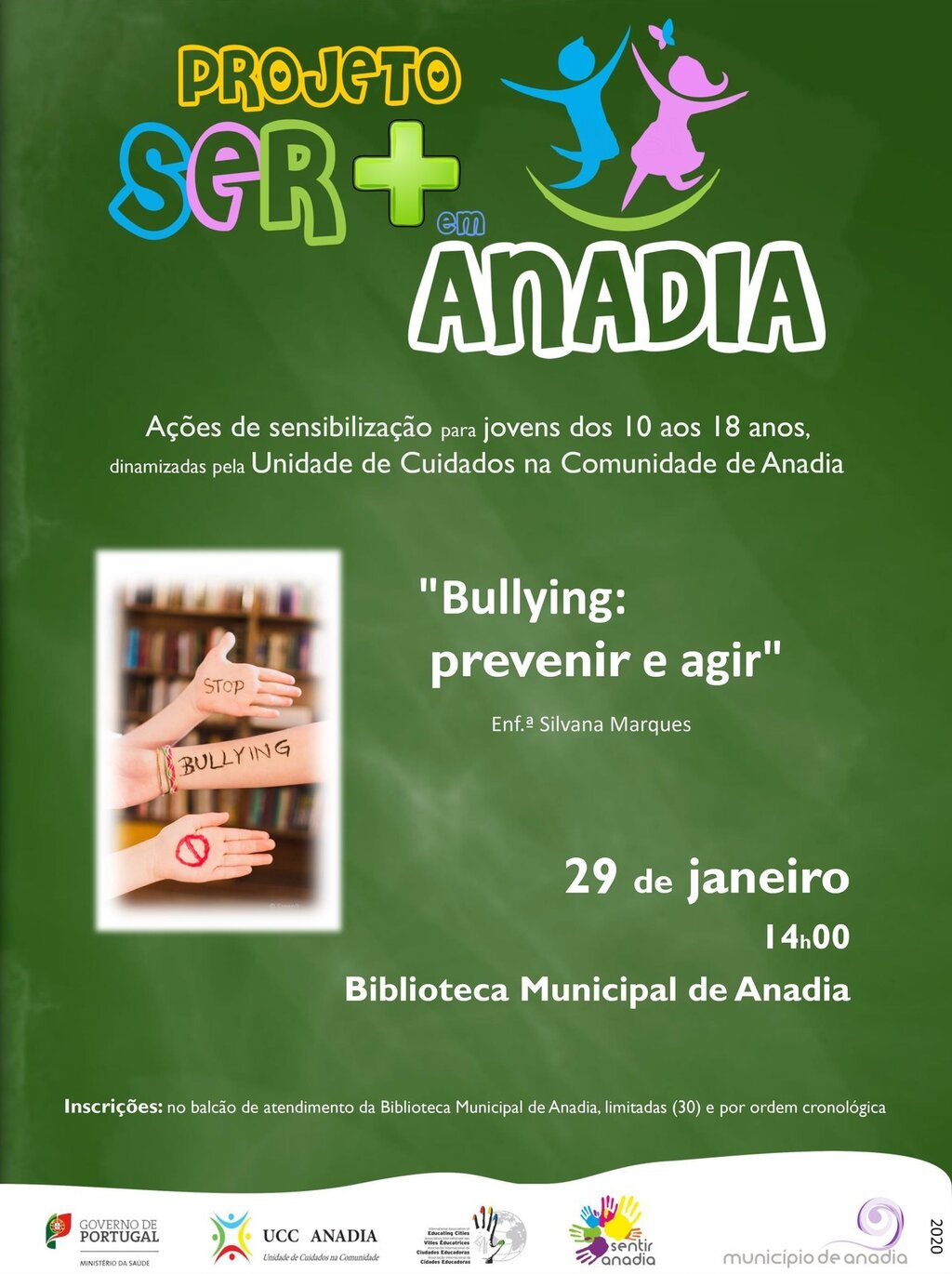 Projeto Ser+ em Anadia - Ações de sensibilização