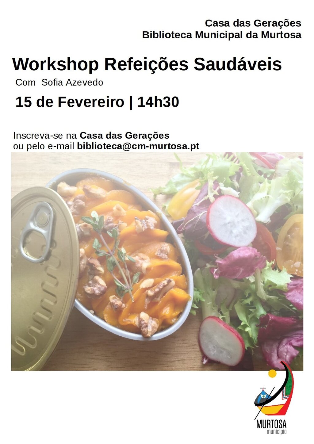 Workshop de refeições saudáveis