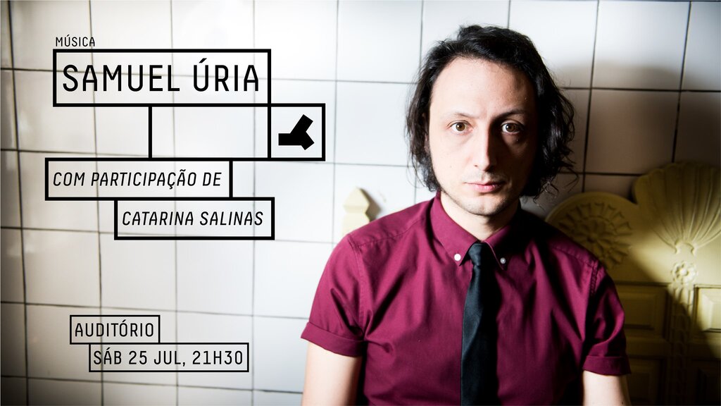 Samuel Úria com Catarina Salinas