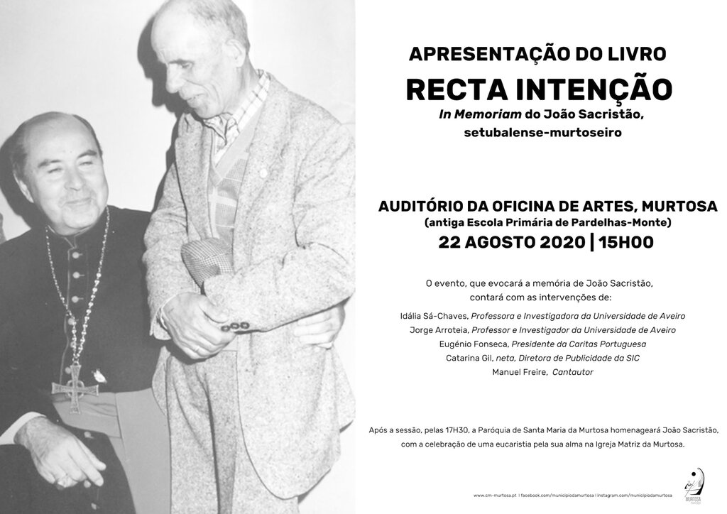 Apresentação do Livro "Recta Intenção"