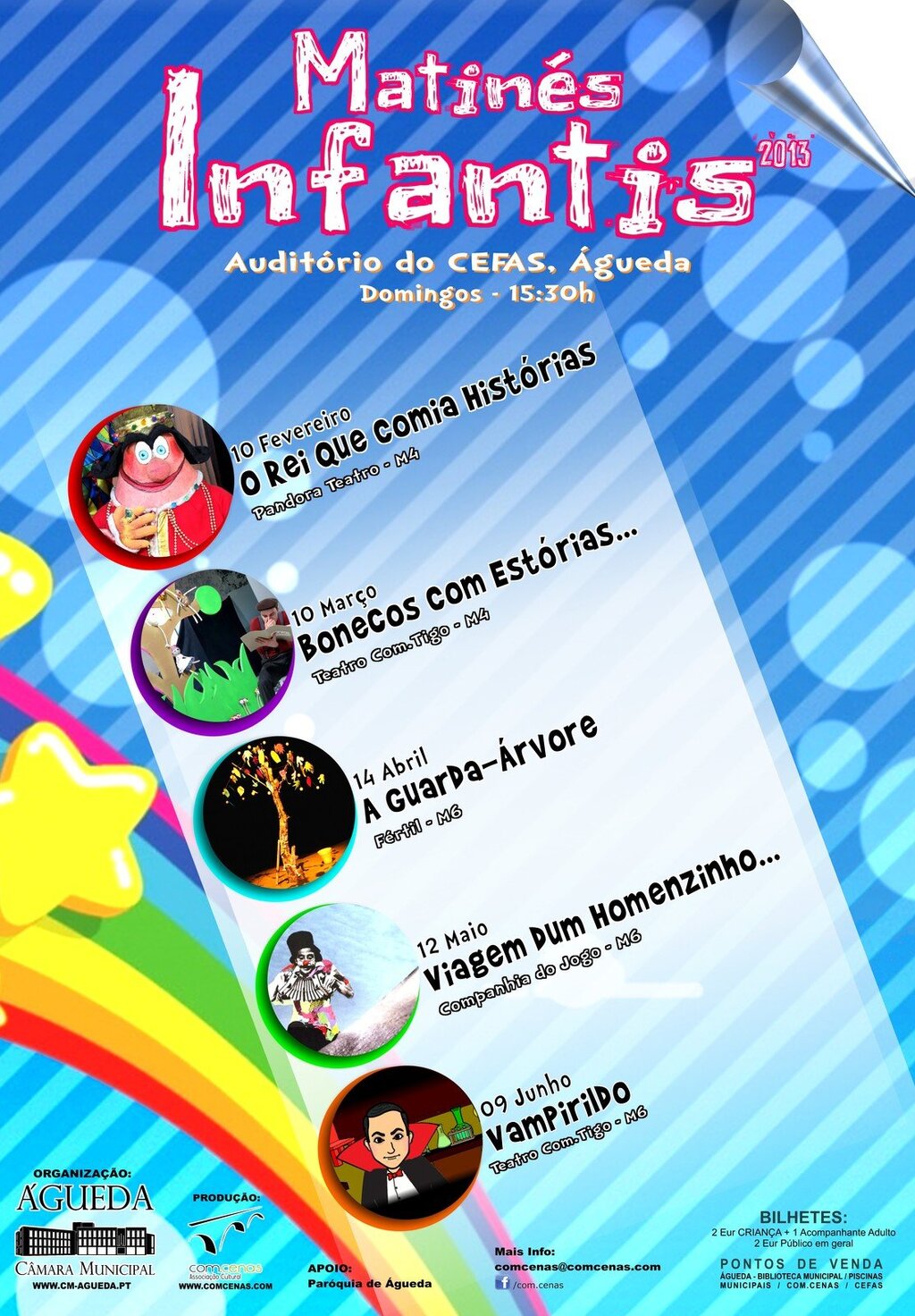 Teatro Infantil "Bonecos com Estórias..." :: Matinés Infantis 2013