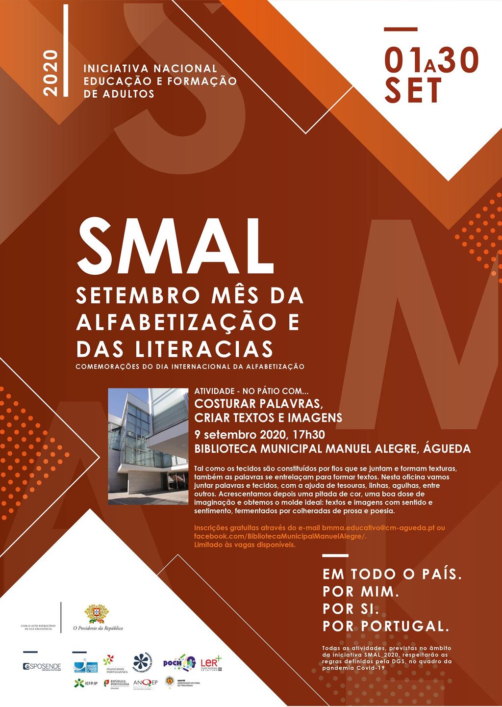 NO PÁTIO COM... "SMAL - Setembro: Mês da Alfabetização e das Literacias"