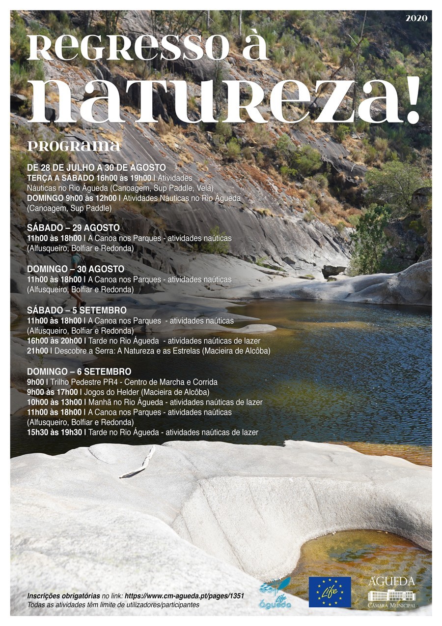 Atividades Náuticas e Regresso à Natureza