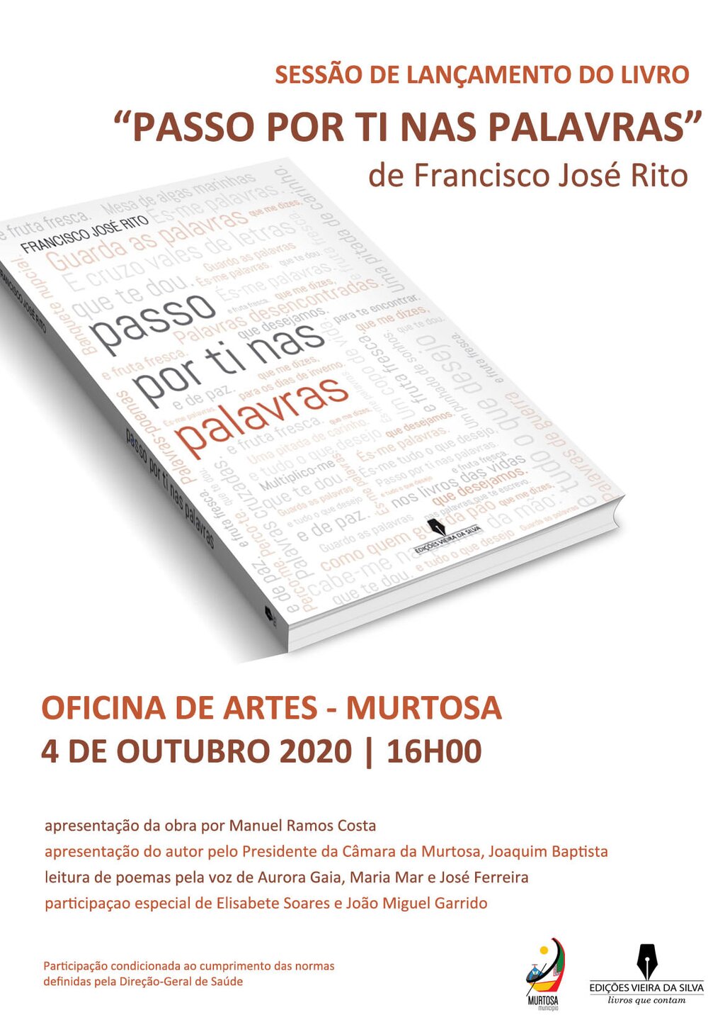 Francisco Rito Apresenta “Passo por ti nas Palavras” - Na Oficina de Artes