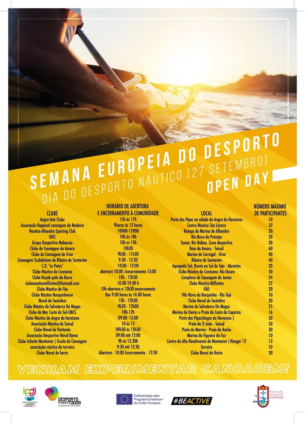 Associação Náutica da Torreira de Portas Abertas no Dia do Desporto Náutico