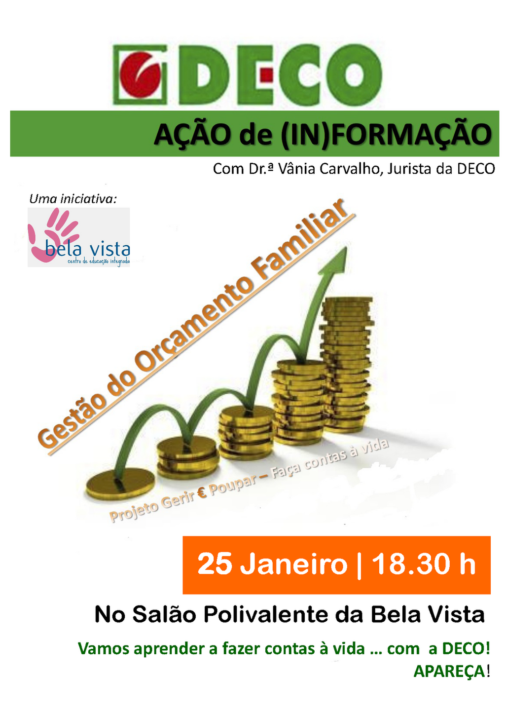 Ação de (In)formação: Gestão do Orçamento Familiar [Org.: Bela Vista]