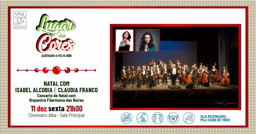 CONCERTO DE NATAL COM ISABEL ALCOBIA E CLAUDIA FRANCO E ORQUESTRA FILARMONIA DAS BEIRAS