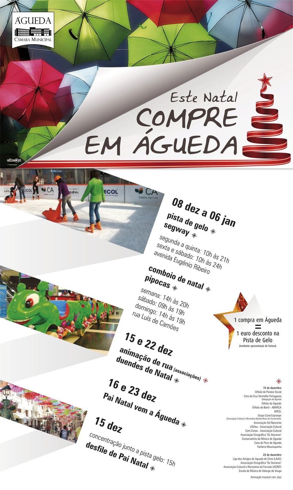 Animação por Associações do Concelho + Duendes de Natal [Org.: CM Águeda] 