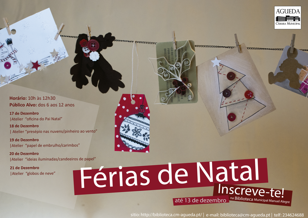 FÉRIAS DE NATAL NA BIBLIOTECA MUNICIPAL