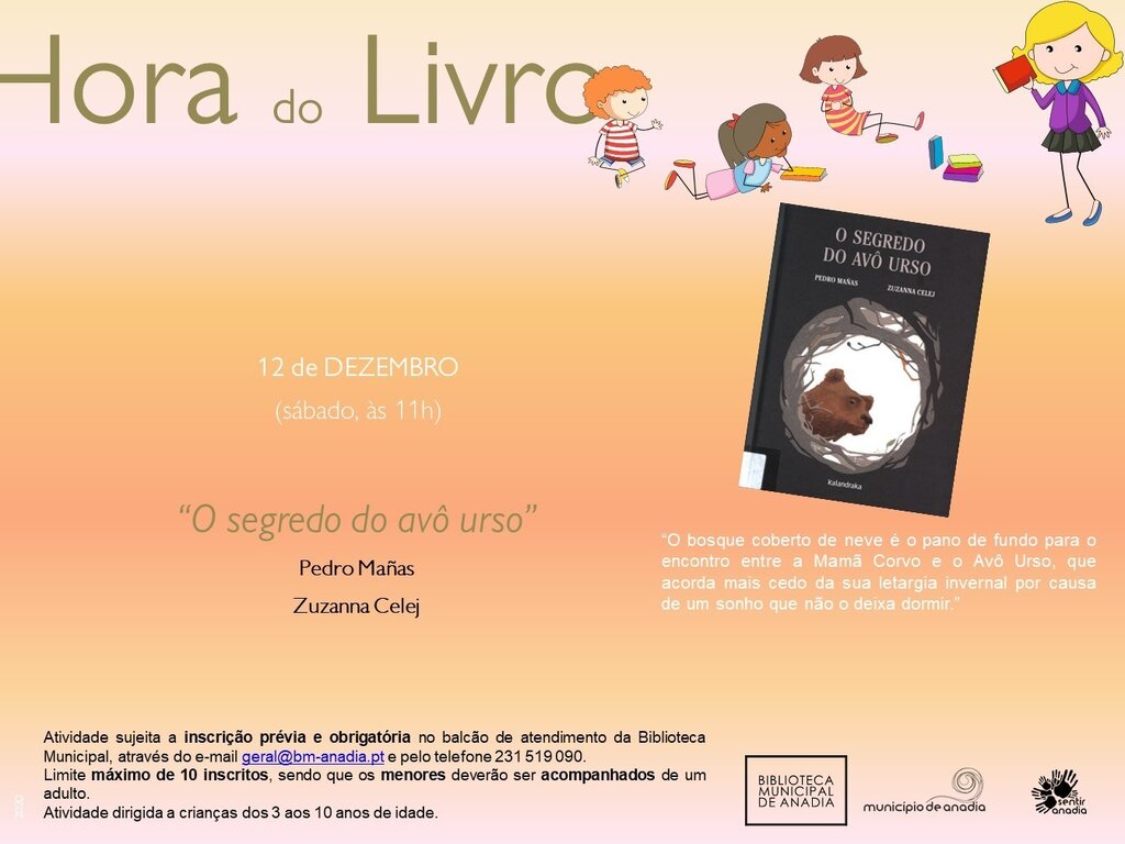 Hora do Livro - "O segredo do avô urso”
