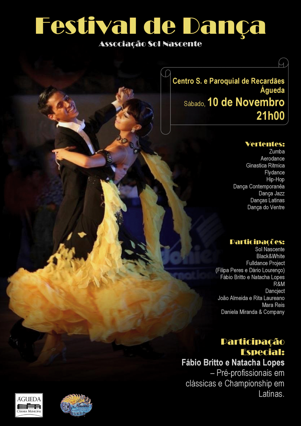 FESTIVAL DE DANÇA [Org.: CM Águeda / Ass. Sol Nascente] 