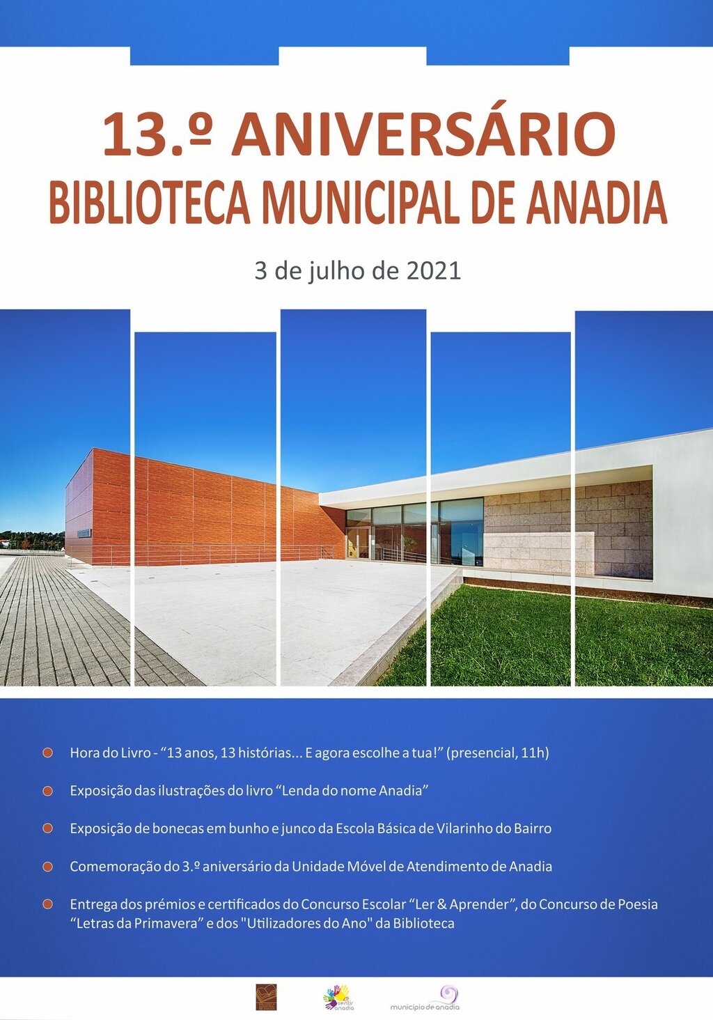 Comemoração do 13.º Aniversário nda Biblioteca Municipal de Anadia