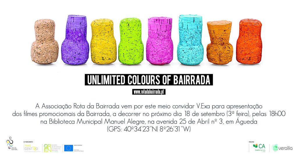 Apresentação dos filmes promocionais da Bairrada [Org.: Rota da Bairrada] 