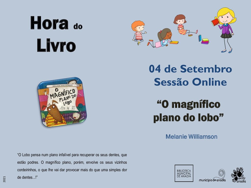 Hora do Livro – “O magnífico plano do lobo”