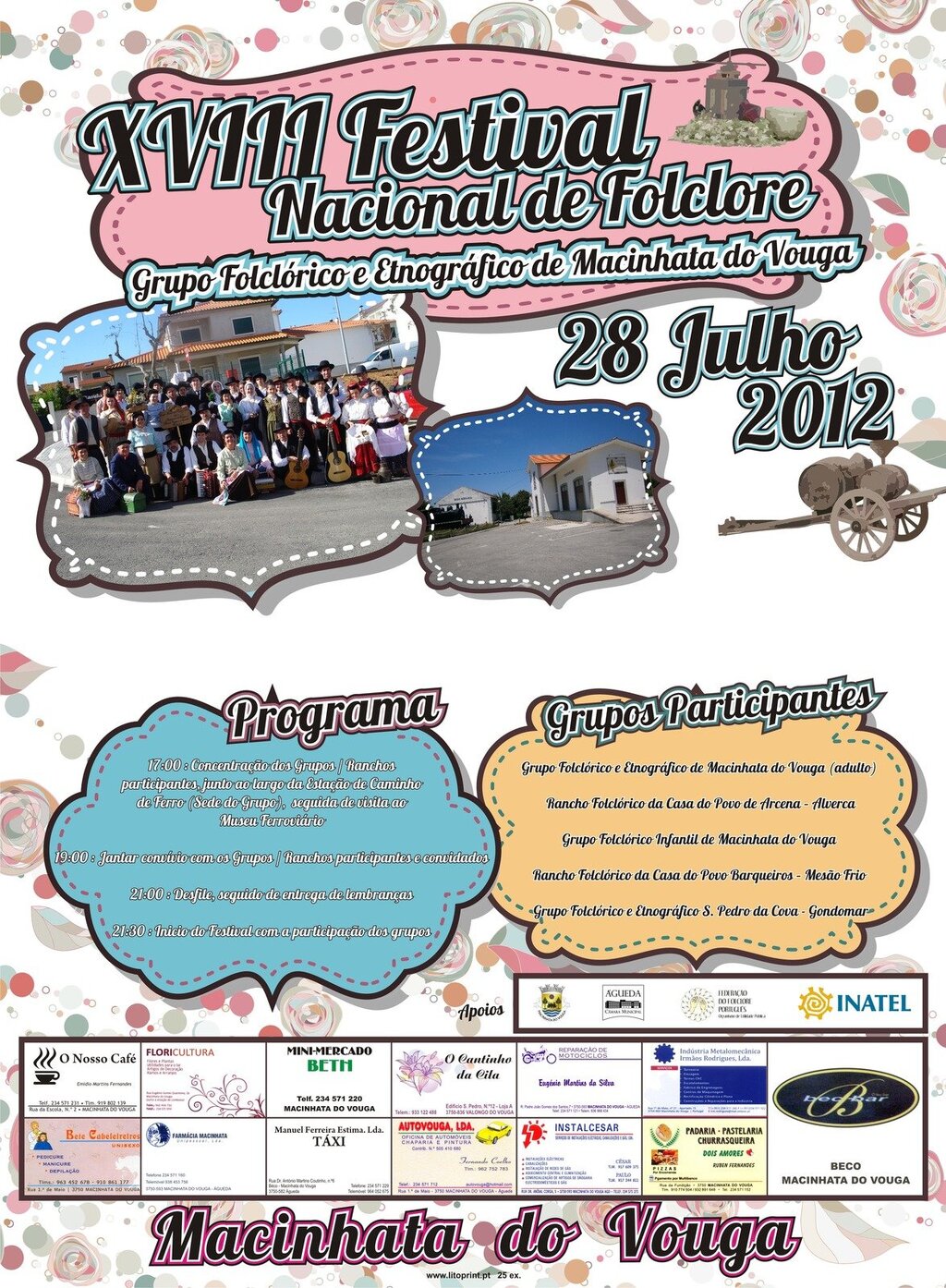 XVIII Festival Nacional de Folclore [Org.: Grupo Folclórico e Etnográfico de Macinhata do Vouga] 