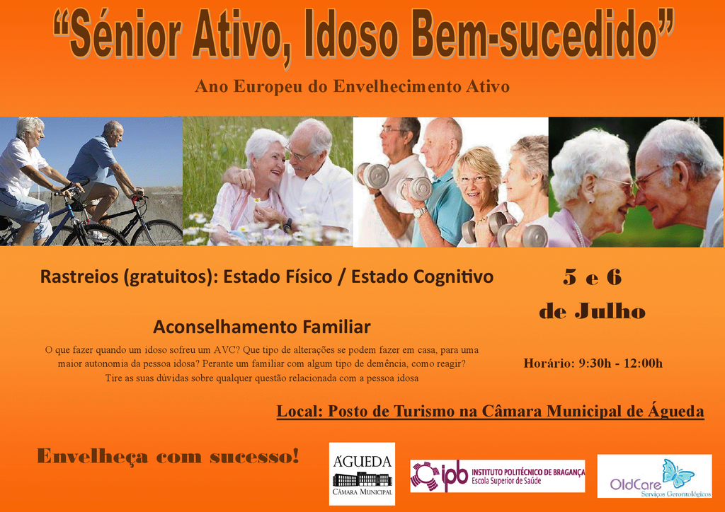 Ação de sensibilização "Sénior ativo, Idoso bem sucedido" 