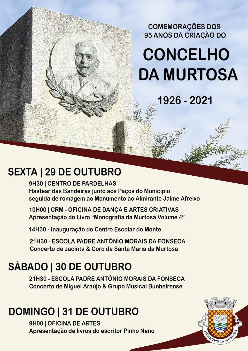 Comemorações dos 95 Anos da Criação do Concelho da Murtosa