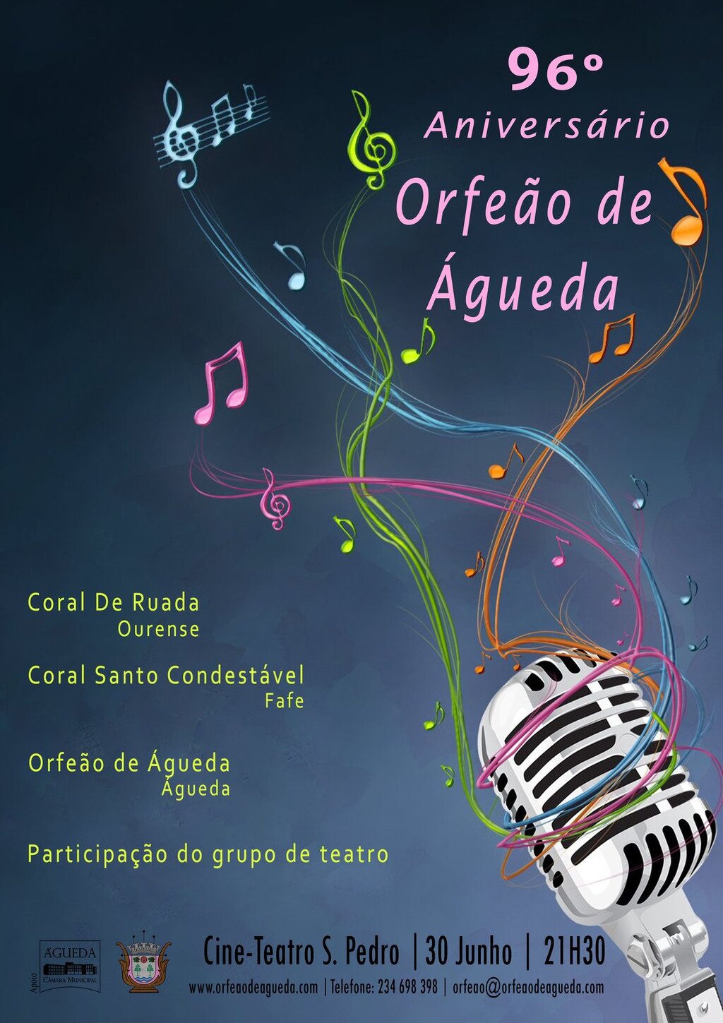 96.º Aniversário do Orfeão de Águeda [Org.: Orfeão de Águeda]
