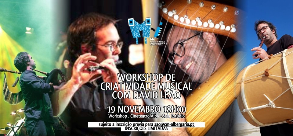 WORKSHOP DE CRIATIVIDADE MUSICAL COM DAVID LEÃO