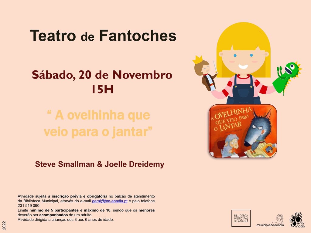 Teatro de Fantoches - “A ovelhinha que veio para o jantar”