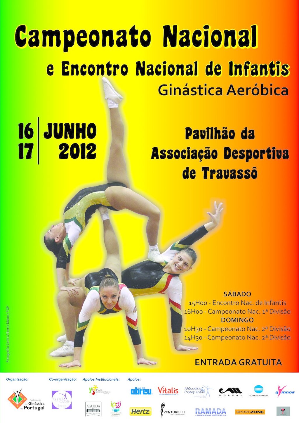 Campeonato Nacional e Encontro Nacional de Infantis de Ginástica Aeróbica [Org.: Gymnix Clube de ...