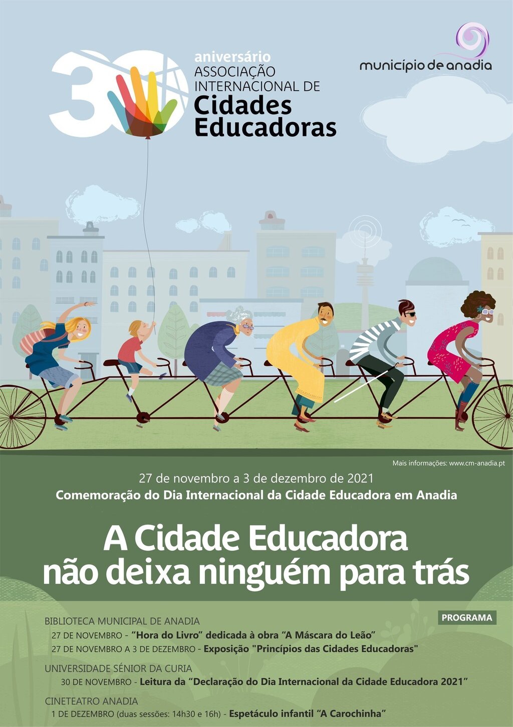 Comemoração do Dia Internacional da Cidade Educadora 