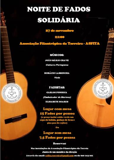 Noite de Fados Solidária - ASFITA