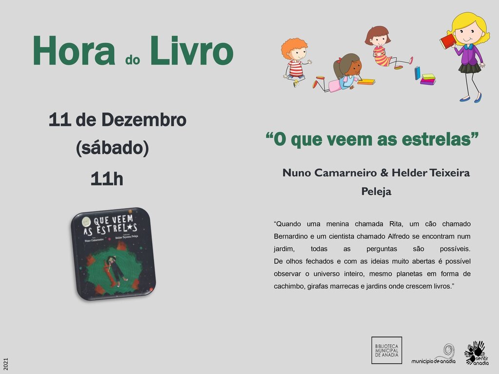 Hora do Livro –  “O que veem as estrelas”
